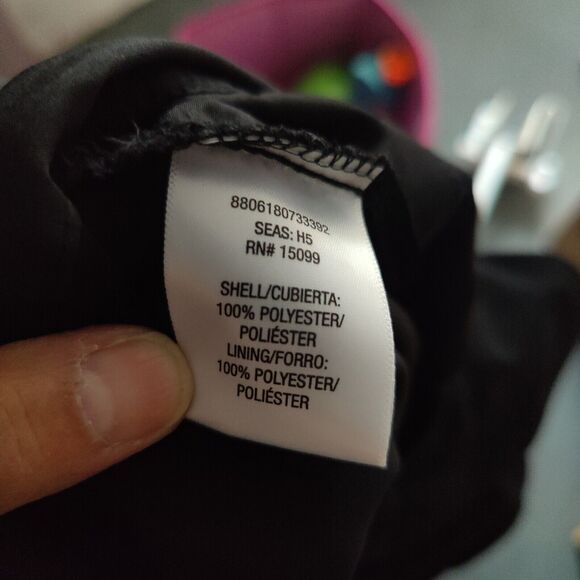 Bongo Women's NWT Black Halter Jumpsuit Spaghetti Strap  Tapered Legs Sz 1X - Picture 4 of 5